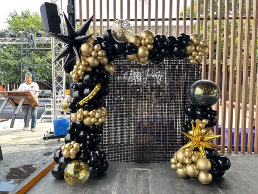 ซุ้มลูกโป่ง+แบคดรอป C030